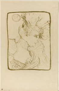 Buste de Mademoiselle Marcelle Lender - Henri de Toulouse-Lautrec