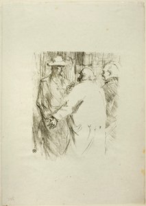 Clemenceau en Busk, de Au Pied du Sinaï - Henri de Toulouse-Lautrec