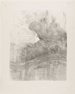 Cléo de Mérode, de Treize Lithographies - Henri de Toulouse-Lautrec