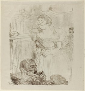 Di ti Fellow, chanteur anglais dans un café-concert - Henri de Toulouse-Lautrec