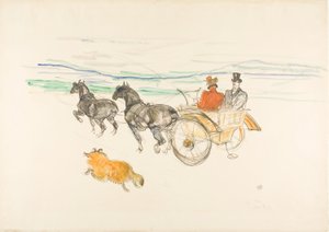 Double attelage - Henri de Toulouse-Lautrec
