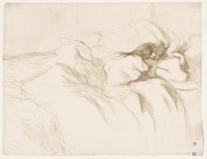 Elles : Femme Endormie - Henri de Toulouse-Lautrec