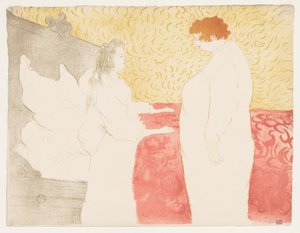 Elles : Femme au lit - Henri de Toulouse-Lautrec