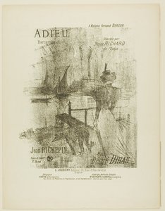 Adieu, de Mélodies de Désiré Dihau - Henri de Toulouse-Lautrec