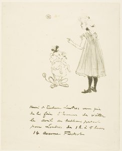 Invitation à une Exposition - Henri de Toulouse-Lautrec
