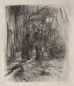 La Cimetière de Busk - Henri de Toulouse-Lautrec