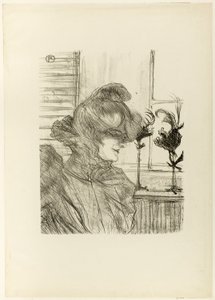 Le Margoin (Mademoiselle Louise Blouet) - Henri de Toulouse-Lautrec