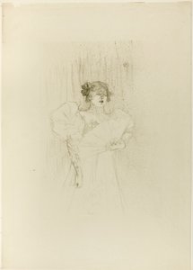 Luce Myrès, vue de face - Henri de Toulouse-Lautrec