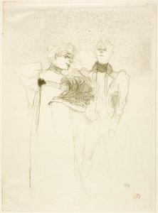 Mademoiselle Lender, dans Madame Satan - Henri de Toulouse-Lautrec