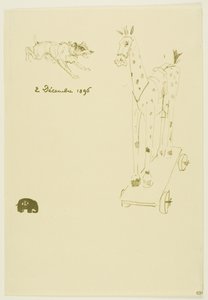 Menu Sylvain - Henri de Toulouse-Lautrec