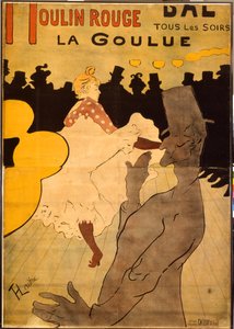 Moulin Rouge-La Goulue - Henri de Toulouse Lautrec