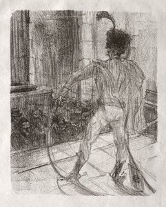 Au pied du Sinaï : Schlomé Fuss à la synagogue - Henri de Toulouse-Lautrec