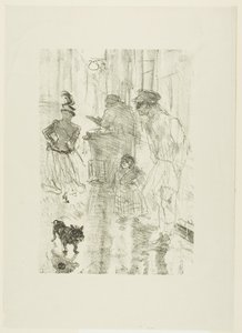 Le vendeur de châtaignes - Henri de Toulouse-Lautrec