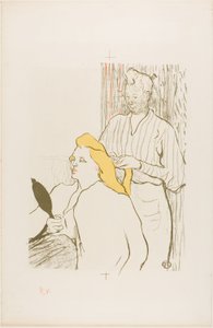 Le Coiffeur, Programme pour le Théâtre Libre - Henri de Toulouse-Lautrec