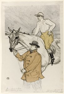 Le Jockey allant au poteau