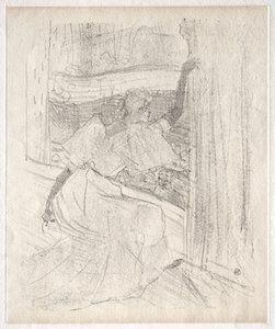 Yvette Guilbert : Saluant le public - Henri de Toulouse-Lautrec