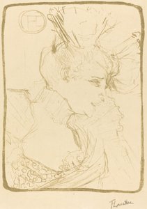 Buste de Mlle. Marcelle Lender (Mlle. Marcelle Lender, en buste) - Henri de Toulouse Lautrec