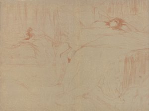 Effondré sur le lit, de la série Elles