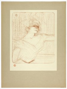 Dans la glu, planche deux de Yvette Guilbert - Henri de Toulouse Lautrec