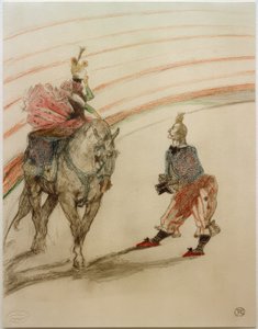Écuyère de panneau (Elle est gentille, la demoiselle) - Henri de Toulouse Lautrec