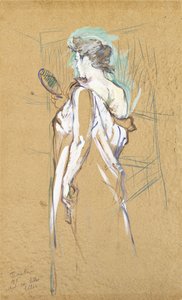 Elles - avec un miroir à la main, 1896