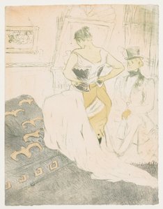 Elles : Femme en corset