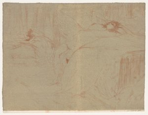 Elles : Femme allongée sur le dos, 1896