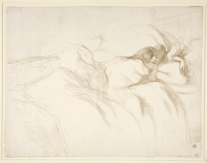 Femme couchée, Réveil, de la série Elles