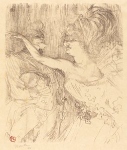 Guy et Mealy dans "Paris qui marche" - Henri de Toulouse Lautrec