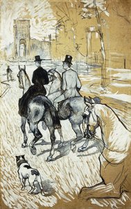 Cavaliers se rendant au Bois de Boulogne, 1888 - Henri de Toulouse Lautrec
