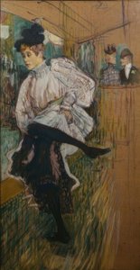 Jane Avril dansant - Henri de Toulouse Lautrec