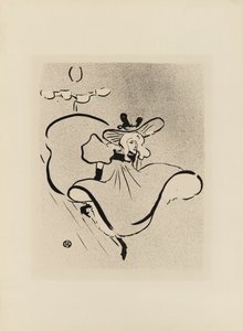 Jane Avril, from Le Café-Concert