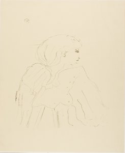 Jane Hading, de Treize Lithographies - Henri de Toulouse Lautrec