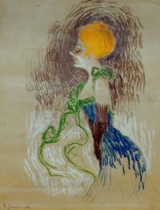 Jeune femme gantée - Henri de Toulouse Lautrec