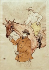 Le Jockey se rendant au poteau