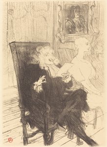 Leloir et Moreno dans Les femmes savantes, 1894 - Henri de Toulouse Lautrec
