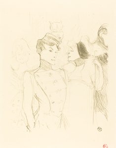 Lender et Lavallière, 1895 - Henri de Toulouse Lautrec