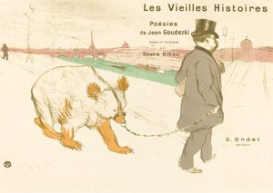 Les Vieilles Histoires, couverture et frontispice - Henri de Toulouse Lautrec