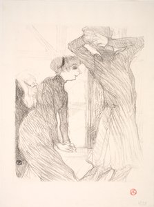 Lugné Poë et Berthe Bady dans Au-dessus des Forces Humaines - Henri de Toulouse Lautrec