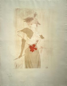 Mademoiselle Marcelle Lender, debout - Henri de Toulouse Lautrec