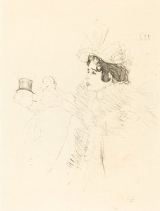 Miss May Belfort au bar irlandais et américain, rue Royale, 1895