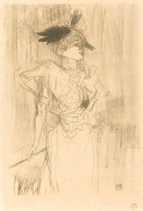 Mlle. Marcelle Lender, debout - Henri de Toulouse Lautrec
