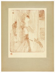 Sur la Scène, planche une de Yvette Guilbert - Henri de Toulouse Lautrec