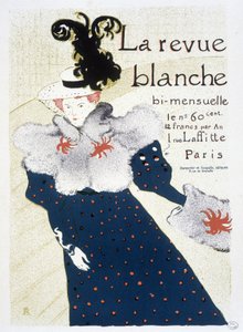Affiche pour La Revue blanche réalisée par Henri de Toulouse-Lautrec en 1895 - Henri de Toulouse Lautrec