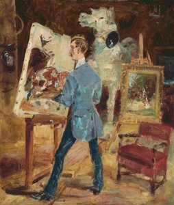 Princeteau dans son atelier, 1881