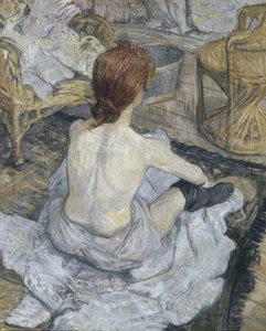 Rousse, dit aussi La Toilette - Henri de Toulouse Lautrec