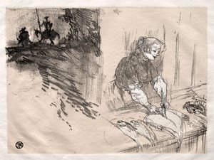 Les Brèves Joies : Couverture, 1897 - Henri de Toulouse Lautrec