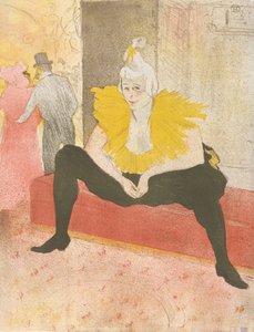 La clownesse assise Mademoiselle Cha-u-ka-o de la série Elles