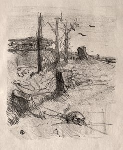Un cimetière en Galicie - Henri de Toulouse Lautrec