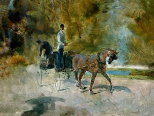Un dogcart - Henri de Toulouse Lautrec